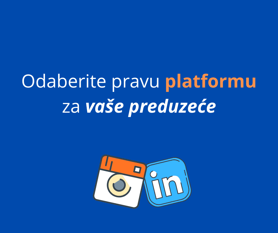 odaberite pravu platformu za vaše preduzeće